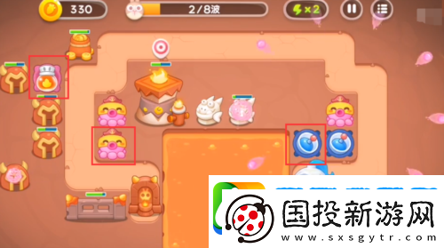 保卫萝卜4饿龙传说第8关怎么过