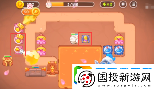 保卫萝卜4饿龙传说第8关怎么过