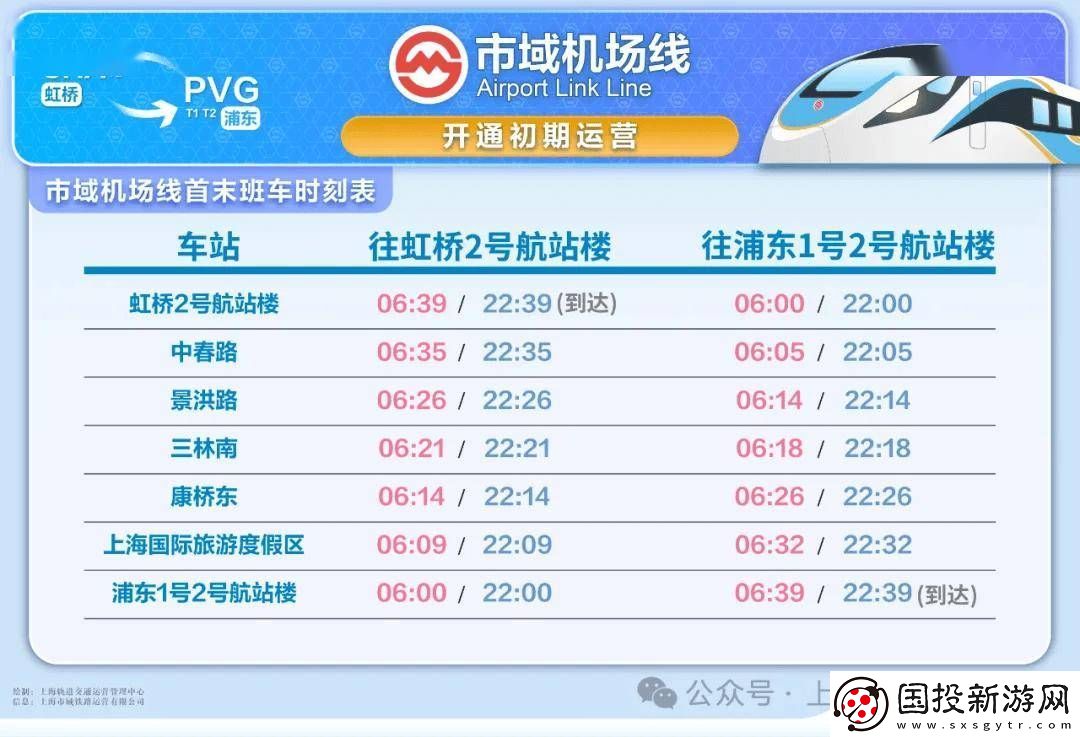 上海地铁市域机场线本周五开通