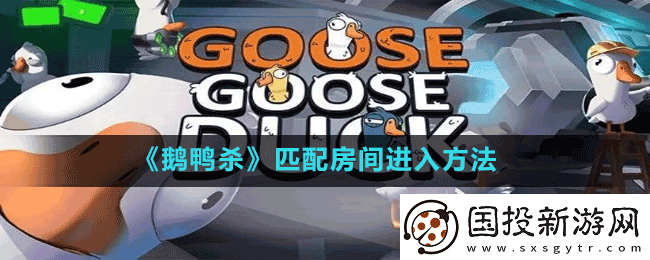 鹅鸭杀匹配房间进不去怎么办