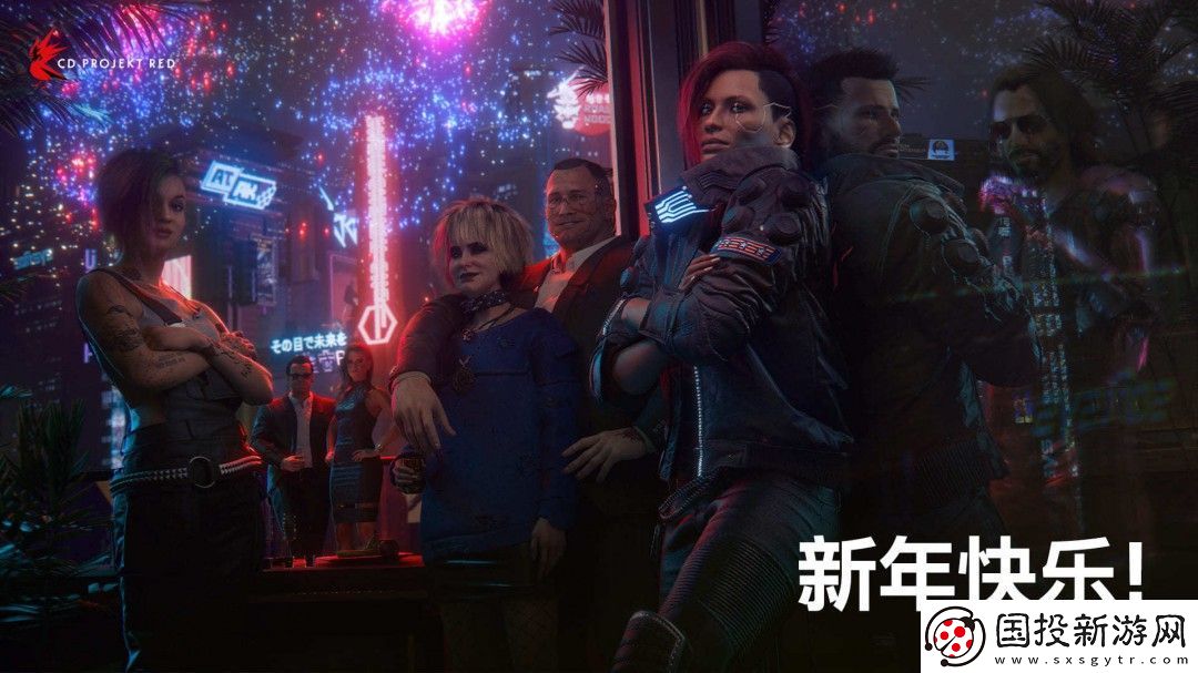 老将杰洛特出马！CDPR发巫师赛博朋克2077新年贺图