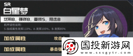 硬核机甲启示白星梦图鉴