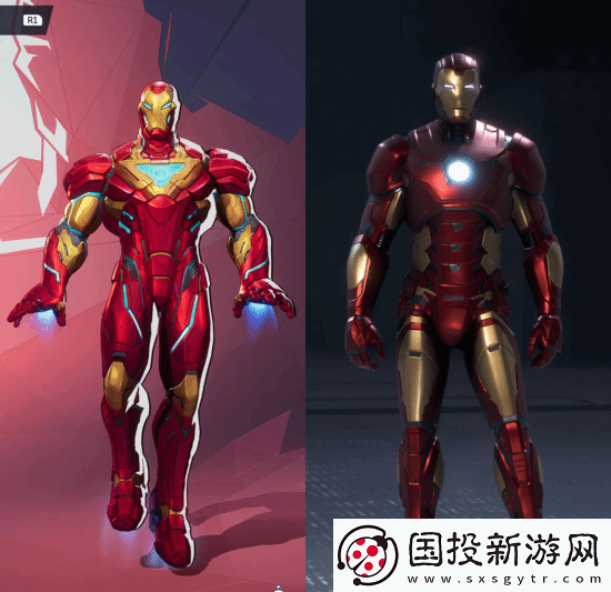 漫威争锋与漫威复仇者联盟建模对比