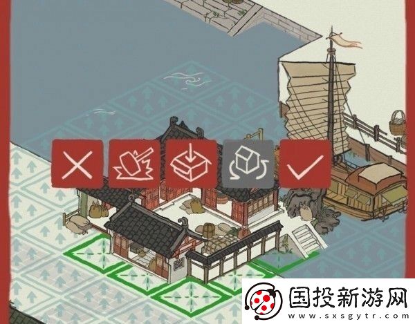 江南百景图商栈摆放位置