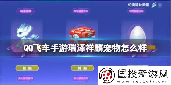 QQ飞车手游瑞泽祥麟宠物怎么样