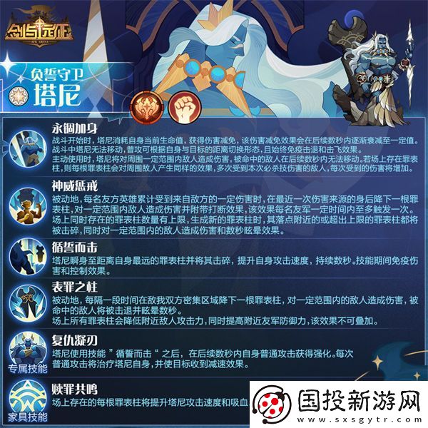 剑与远征负誓守卫塔尼怎么样