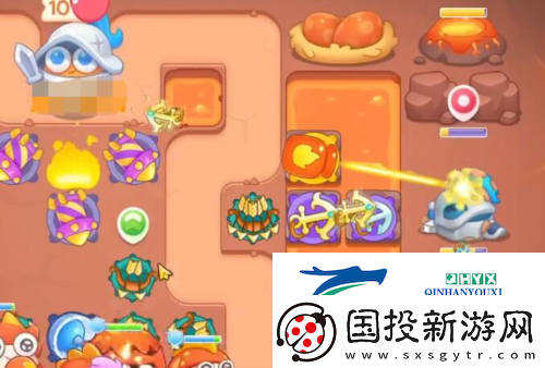 保卫萝卜4饿龙传说第55关怎么过