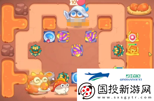 保卫萝卜4饿龙传说第55关怎么过