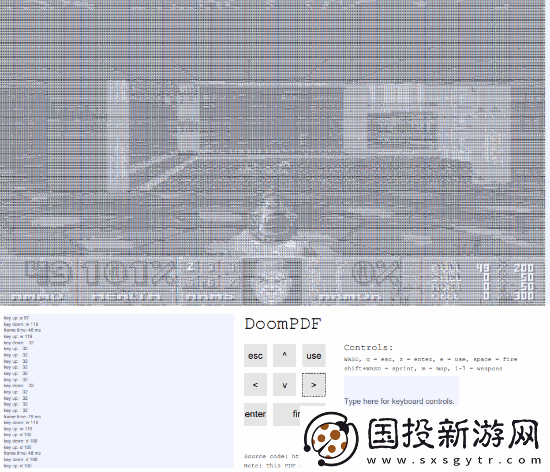 摸鱼利器！大神把毁灭战士做进PDF文件里