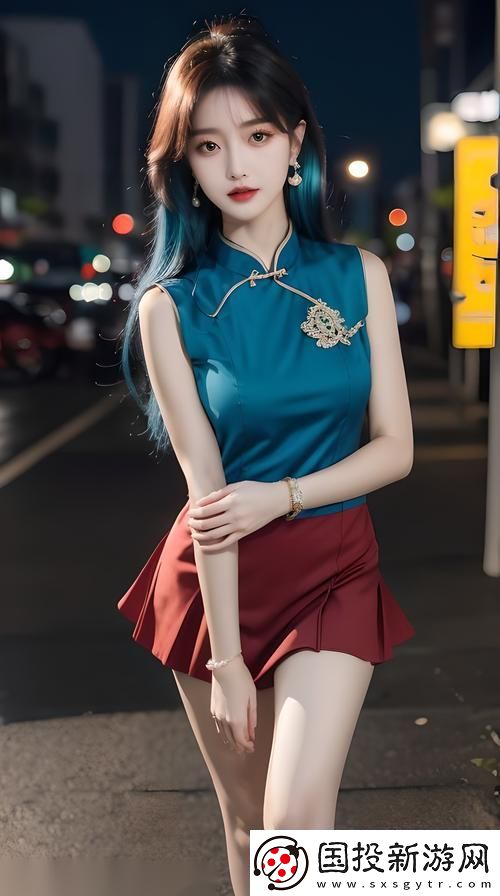 夜月下的直播红人