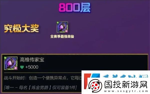 云顶之弈s13炼金男爵羁绊600