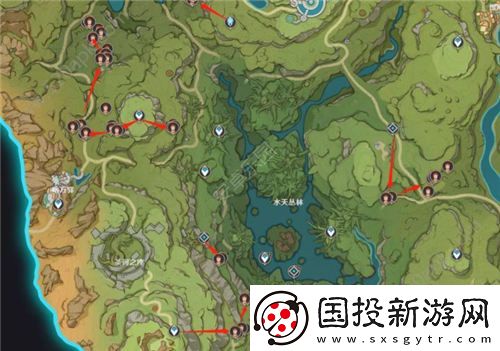 原神红绸快速收集方法红绸最快收集路线分享