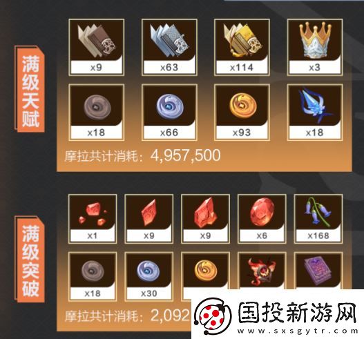 原神行秋突破材料有哪些