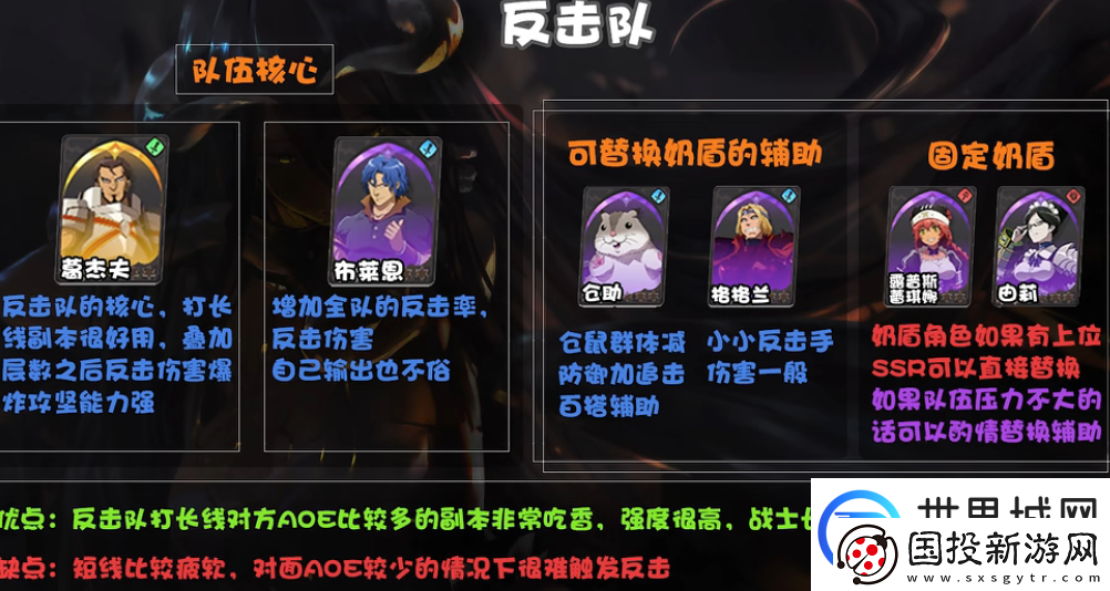 纳萨力克之王反击队阵容推荐