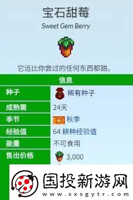星露谷物语宝石甜莓流怎么玩