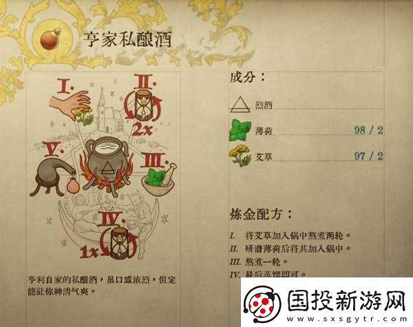 天国拯救2部分药剂与毒药配方介绍