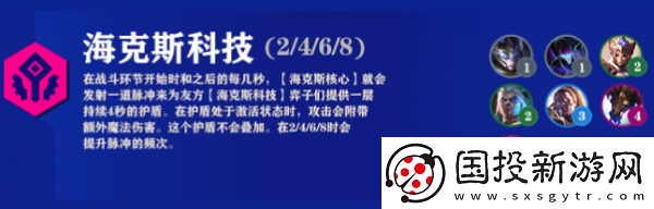 云顶之弈12.4新版本海克斯科技羁绊怎么玩
