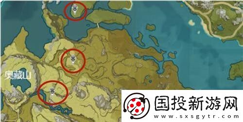 原神璃月地灵龛分布图有哪些