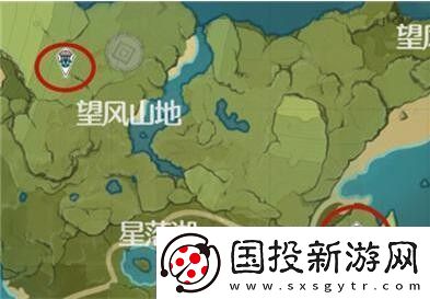 原神蒙德地灵龛分布图有哪些