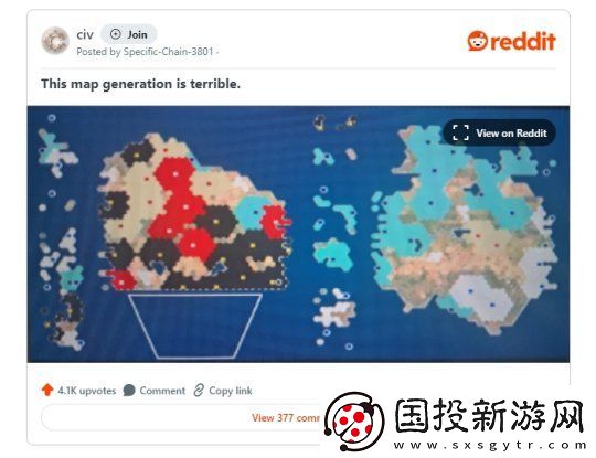 发布不到一周文明7随机地图生成问题引关注