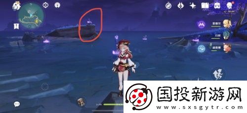 原神越石村北面海滩避雷针怎么