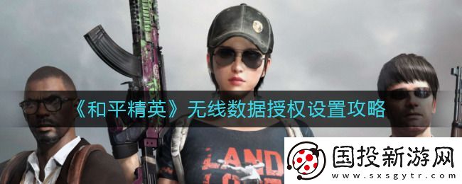 和平精英无线数据授权怎么设置