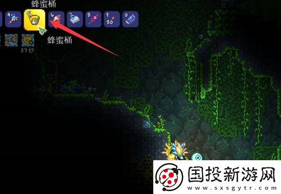 泰拉瑞亚蜂蜜怎么装