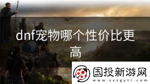 dnf宠物哪个性价比更高