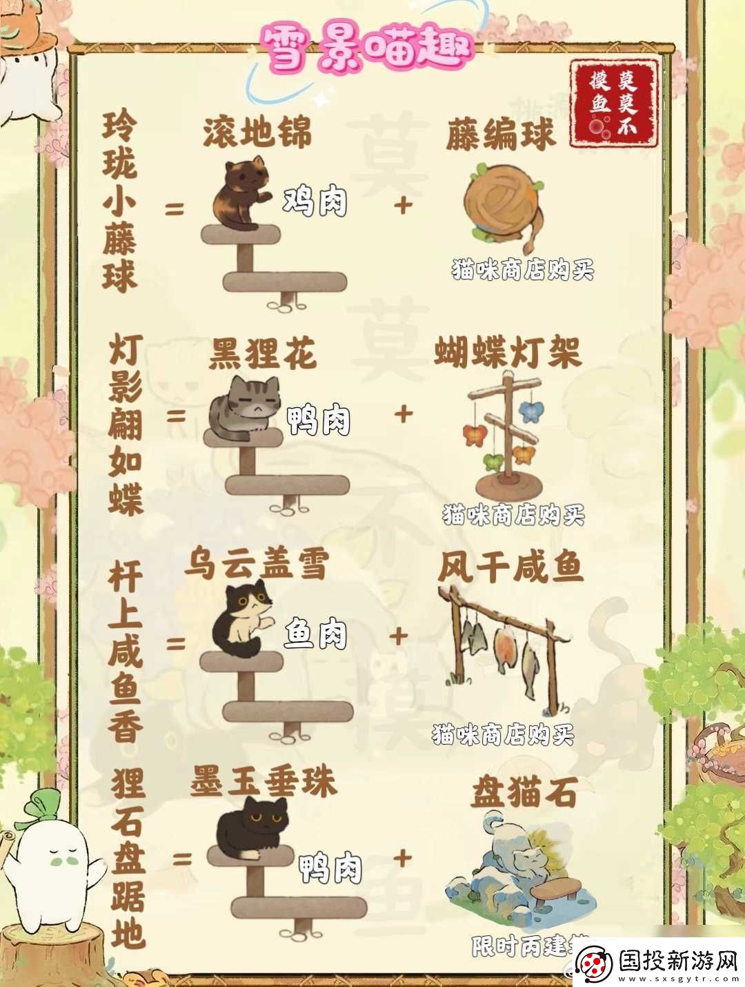 桃源深处有人家雪景喵趣怎么玩